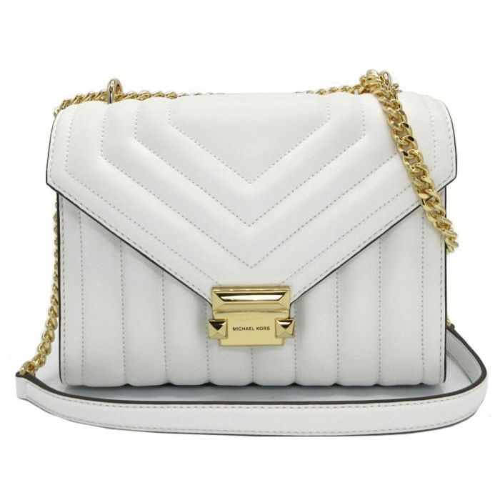Bolso Bandolera Michael Kors Whitney Blanco 24 x 19 x 9 cm