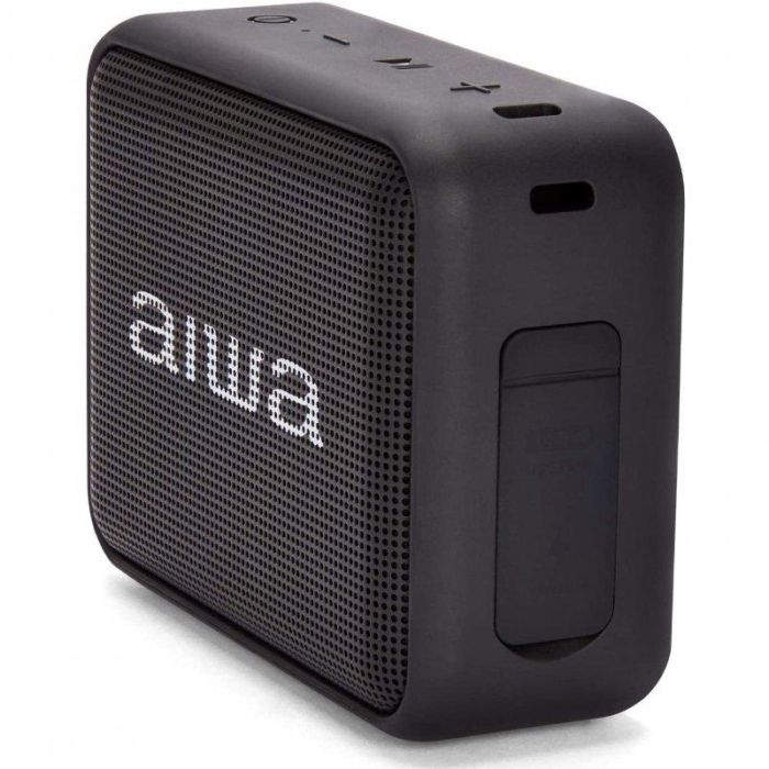 Aiwa Altavoz Portátil Bluetooth BS-200 6W IPX6 TWS con Batería 12h y Manos Libres 3