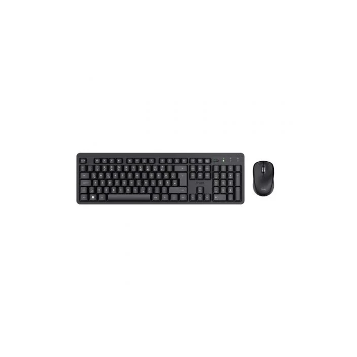 Trust Combo Teclado + Ratón Tkm-360 Inalámbrico 1000Ppp Silencioso Negro 3