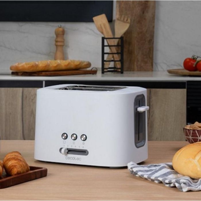 Cecotec 03188 tostadora 2 rebanada(s) 980 W Blanco 3 Cecotec 03188 tostadora 2 rebanada(s) 980 W Blanco 3