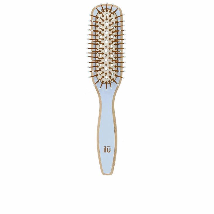 Ilū Cepillo para el Pelo Bamboom Slim My Happy Color Ocean Blue. Cerdas Veganas, Flexible, Para Cabello Húmedo y Seco 1 Unidad. Ilū Cepillo para el Pelo Bamboom Slim My Happy Color Ocean Blue. Cerdas Veganas, Flexible, Para Cabello Húmedo y Seco 1 Unidad.