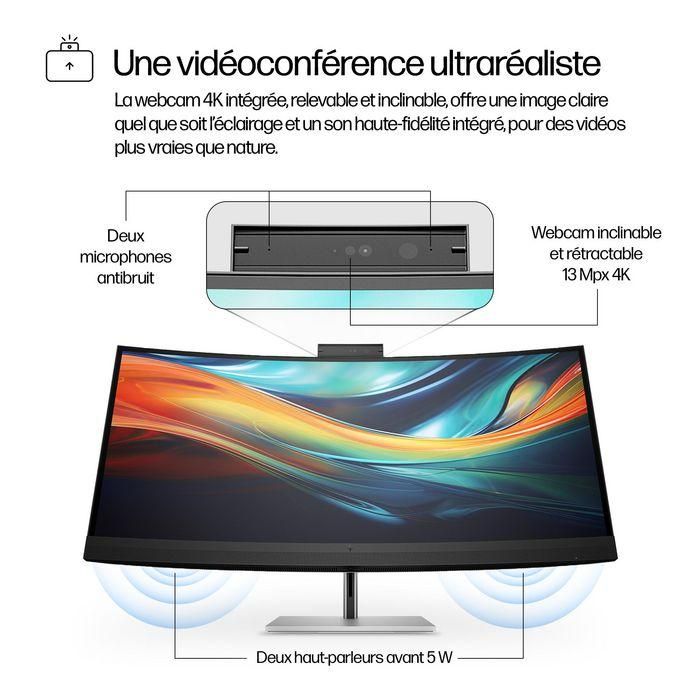 HP Series 7 Pro 39.7 inch 5K2K Conferencing Monitor-740pm 16 HP Series 7 Pro 39.7 inch 5K2K Conferencing Monitor-740pm 16