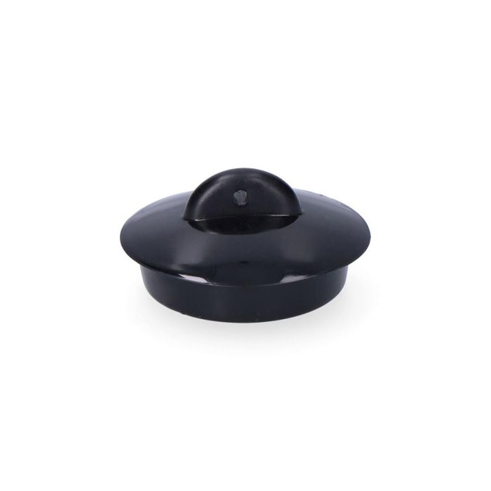 Edm Tapón de goma para fregadero Ø45mm - Negro 0 Edm Tapón de goma para fregadero Ø45mm - Negro 0