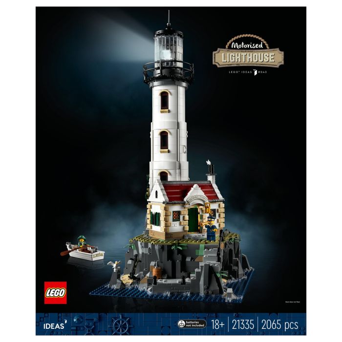 LEGO Ideas 21335 Motorisierter Leuchtturm (Faro Motorizado) - Juego de Construcción 2065 Piezas para Adultos
