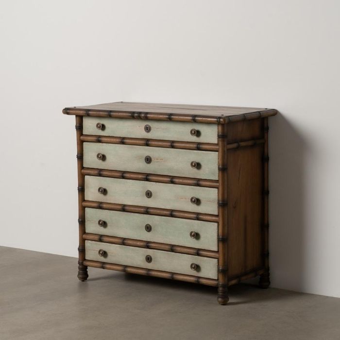 Cómoda Madera Mindi Dormitorio 95 X 45 X 85 cm