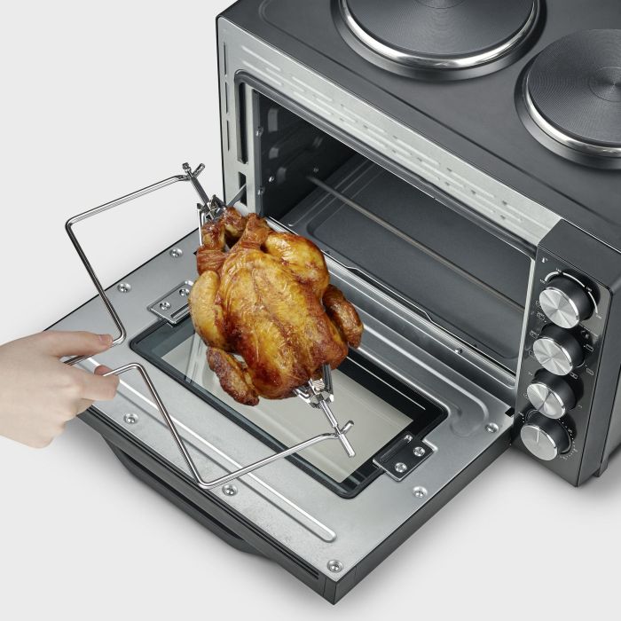 Severin TO 2074 Back-und Toastofen mit Kochplatten 4 Severin TO 2074 Back-und Toastofen mit Kochplatten 4