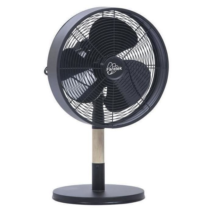 Ventilador de mesa - FLORIDA - 30cm madera y metal - 35w
