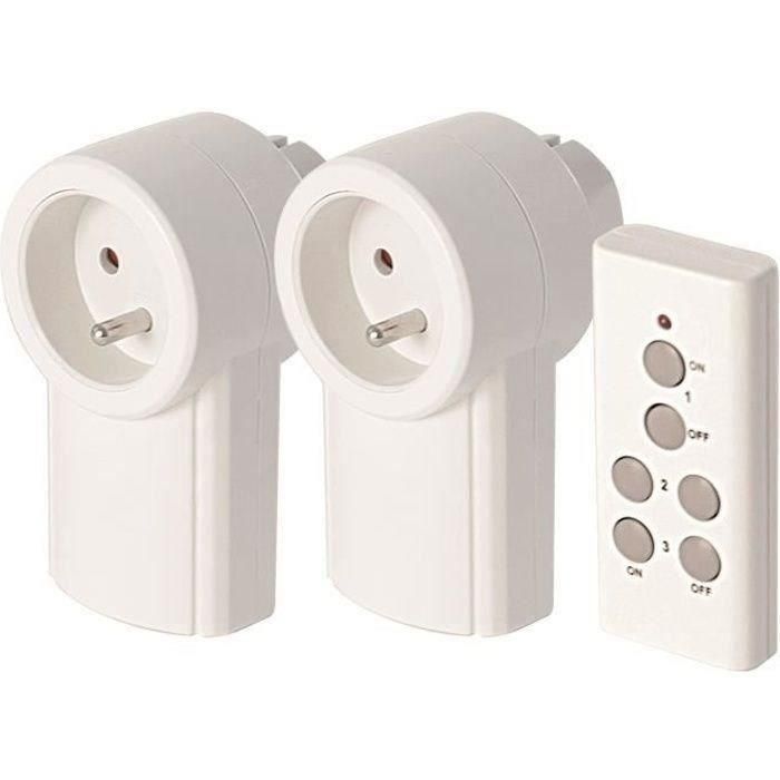 SCS SENTINEL Kit de 2 tomas de control remoto de 2300 W SCS SENTINEL Kit de 2 tomas de control remoto de 2300 W
