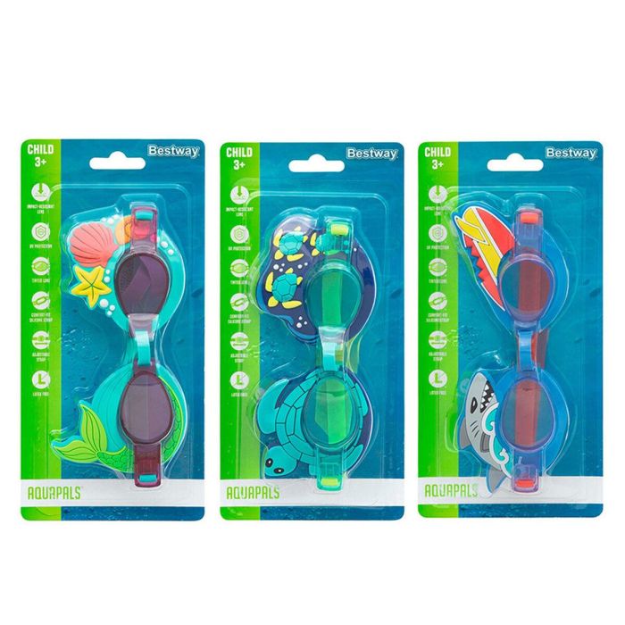 Bestway Gafa Natacion Infantil Correa Silicona Set 3 Pzs +3 Años Playa y Piscina 21074 3 Bestway Gafa Natacion Infantil Correa Silicona Set 3 Pzs +3 Años Playa y Piscina 21074 3