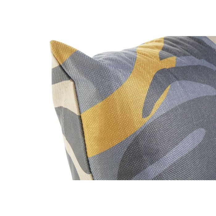 DKD Home Decor Cojín Decorativo Tropical Poliéster Multicolor 450g 45x45 cm con Cremallera - Pack de 4 Unidades 1 DKD Home Decor Cojín Decorativo Tropical Poliéster Multicolor 450g 45x45 cm con Cremallera - Pack de 4 Unidades 1
