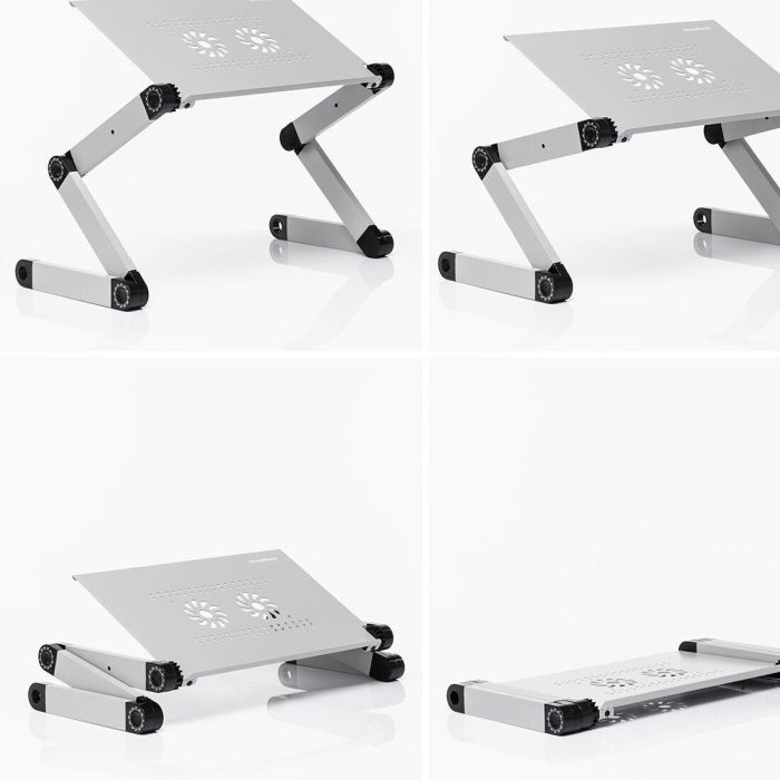 Mesa Ajustable Multiposición para Ordenador Portátil Omnible InnovaGoods 4 Mesa Ajustable Multiposición para Ordenador Portátil Omnible InnovaGoods 4