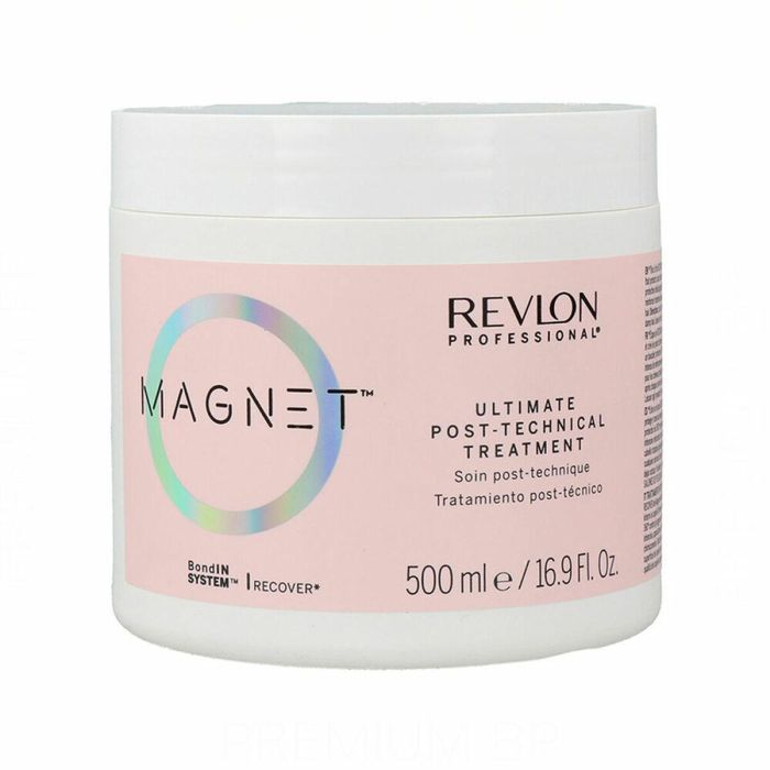 Revlon B01436 MAGNET Mascarilla Capilar post-technical treatment 500ml para Pelo Dañado, Teñido y con Mechas con BondIN SYSTEM