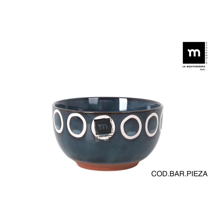 La Mediterranea Bol "Almudena" Azul Ø13.5 cm - 13.7x7.7x13.6 cm (24 Unidades) 0 La Mediterranea Bol "Almudena" Azul Ø13.5 cm - 13.7x7.7x13.6 cm (24 Unidades) 0