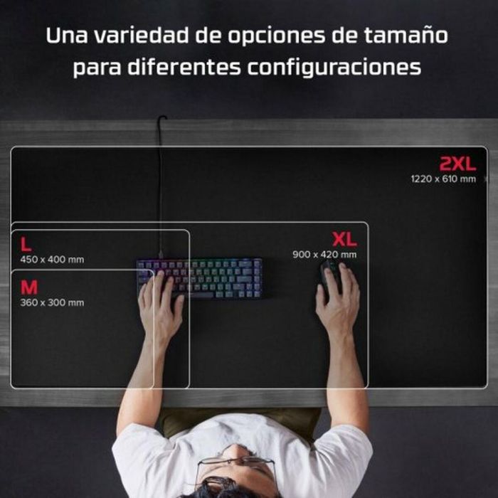 Alfombrilla de Ratón HyperX Pulsefire Negro 2