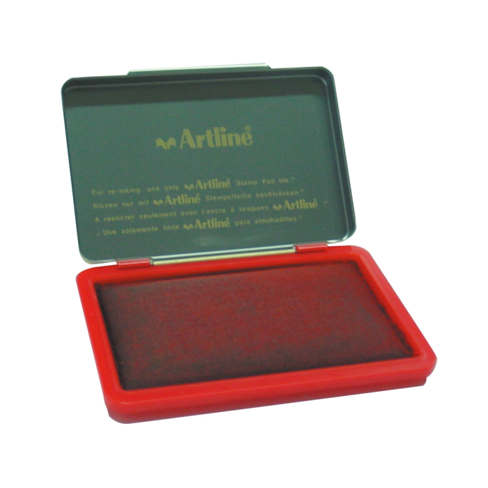 Artline EHP-3 Tampón Rojo Base de Plástico 67x106 mm 1