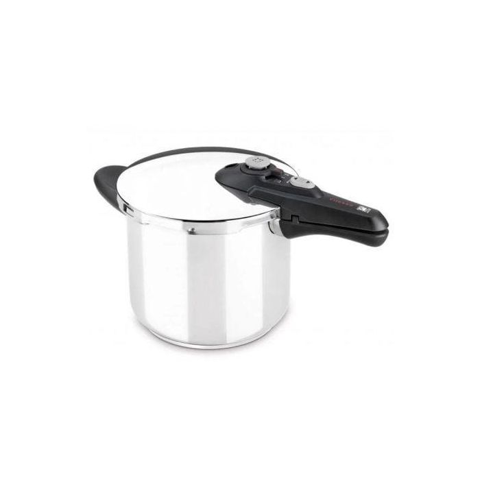 Bra A185103 Olla a Presión Rápida Vitesse de 7 litros, Ø22cm, Acero Inoxidable 18/10, 4 Sistemas de Seguridad, Inducción Bra A185103 Olla a Presión Rápida Vitesse de 7 litros, Ø22cm, Acero Inoxidable 18/10, 4 Sistemas de Seguridad, Inducción