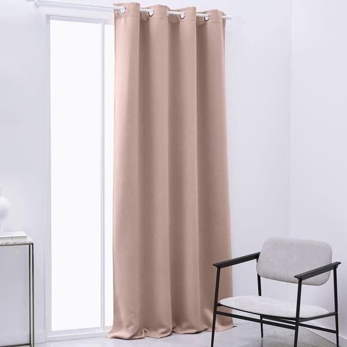 Cortina TODAY Essential Opaco Rosa claro 140 x 240 cm 0 Cortina TODAY Essential Opaco Rosa claro 140 x 240 cm 0