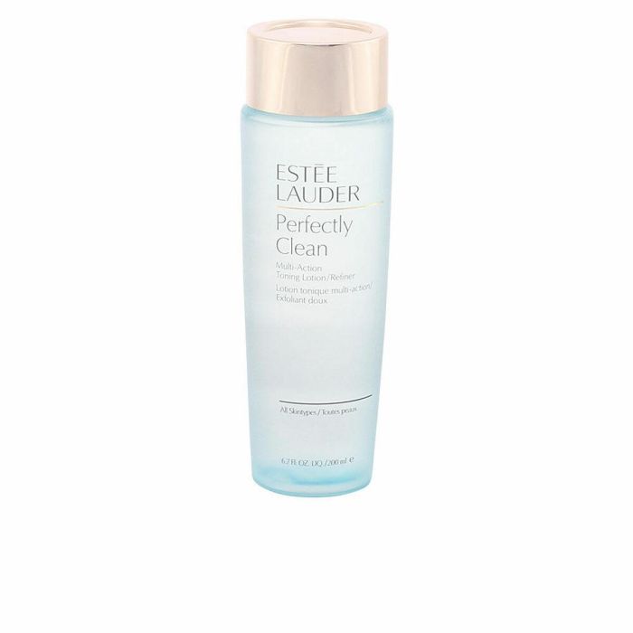 Estée Lauder PERFECTLY CLEAN Tónico Facial Multi-Acción 2 en 1 Exfoliante y Refinador 200 ml Para Todo Tipo de Pieles