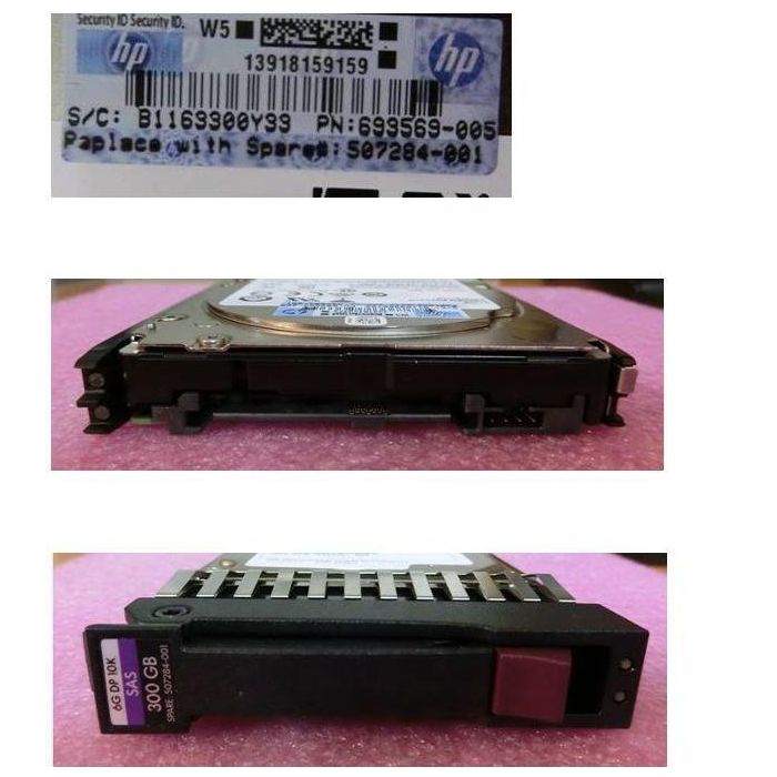 Hewlett Packard Enterprise Disco Duro Hot-Swap 300GB 10000 RPM 6Gb/s 1