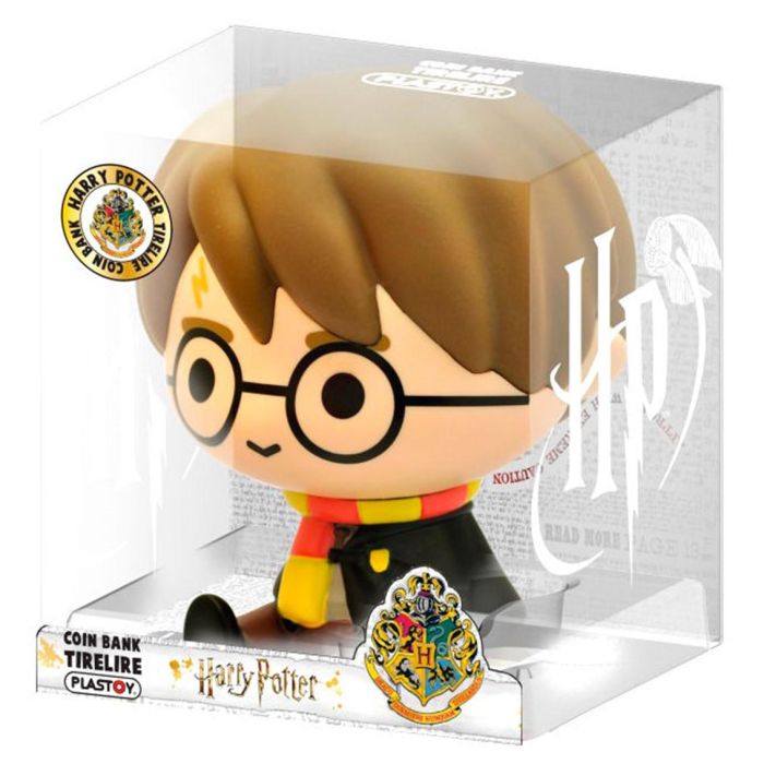Plastoy Figura Hucha Harry Potter Harry - PVC, 16cm, Estilo Chibi, SD TOYS 1 Plastoy Figura Hucha Harry Potter Harry - PVC, 16cm, Estilo Chibi, SD TOYS 1