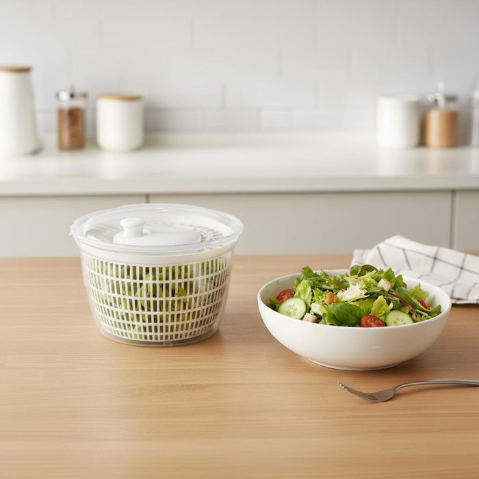 Inde Centrifugadora Ensalada 5Lts | Ancho 24.6 cm, Alto 17.1 cm, Largo 24.6 cm 3