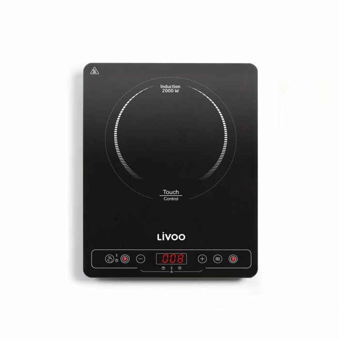 Livoo DOC235 Placa de inducción simple - 22cm - 60° a 240°C - Negro 1