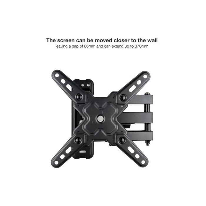 TOOQ SOPORTE PARED PANTALLAS 13-43" GIRA/INCLI NEGRO 3