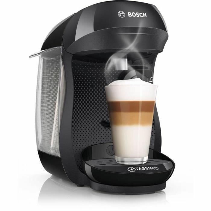Bosch TAS102EC3 Pack Cafetera Tassimo Happy Negra + 3 Paquetes de Cápsulas Tassimo 2