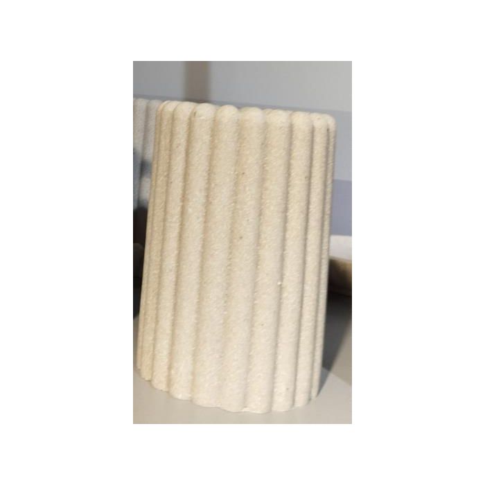 Vaso Glam DKD Home Decor Crema 8 x 12 x 8 cm (6 Unidades) 1 Vaso Glam DKD Home Decor Crema 8 x 12 x 8 cm (6 Unidades) 1