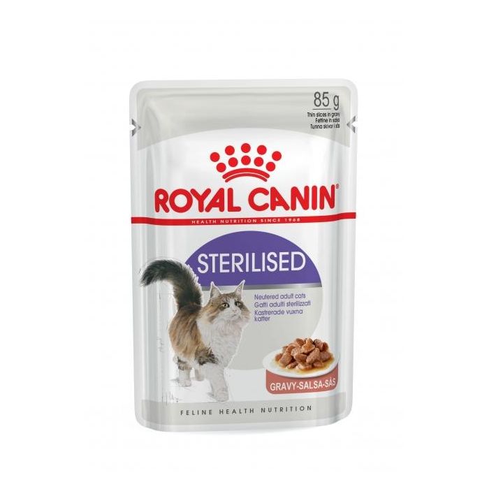 Royal Feline Adult Sterilised Salsa Pouch Caja 12x85 gr Royal Feline Adult Sterilised Salsa Pouch Caja 12x85 gr