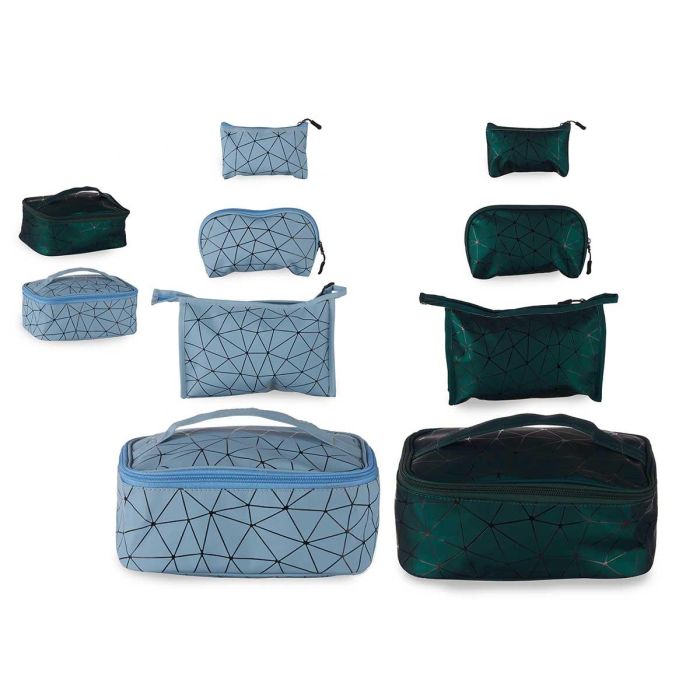 Neceser Viaje Surt Azul Verde Berilo 16X9CM (24 Unidades) Neceser Viaje Surt Azul Verde Berilo 16X9CM (24 Unidades)