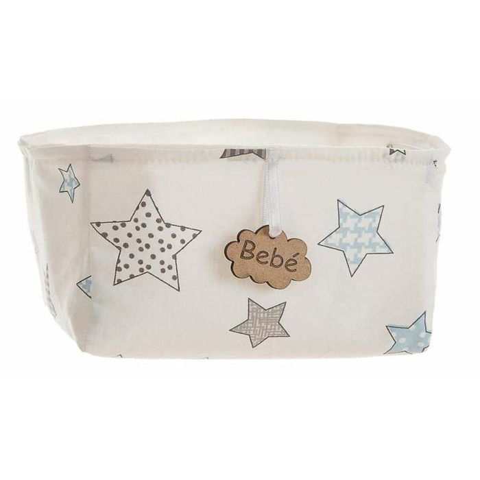 Cesta pequeña multi estrellas 18 x 15 x 10,5 cm