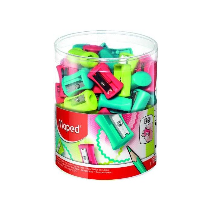 Afilalapiz Maped Vivo 1 Uso Bote 75 Surtidos