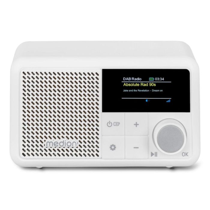 Medion AAAQH12607 Mini Radio DAB/FM Mono 2W RMS Blanco 9