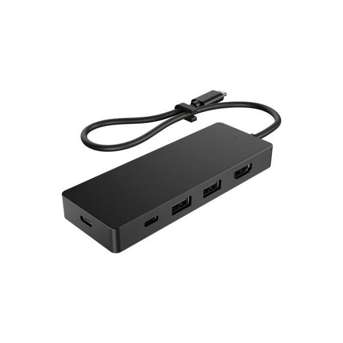 HP 86S97UT Docking Station USB-C Portátil Concentrador con HDMI 4K 60Hz, 2x USB-A 10Gbps, USB-C PD, Multi-OS, Negro HP 86S97UT Docking Station USB-C Portátil Concentrador con HDMI 4K 60Hz, 2x USB-A 10Gbps, USB-C PD, Multi-OS, Negro
