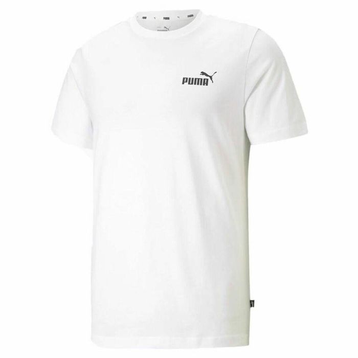 Camiseta de Manga Corta Hombre Puma Blanco Camiseta de Manga Corta Hombre Puma Blanco