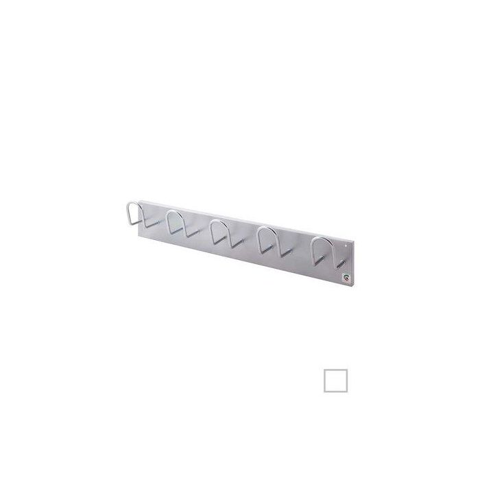 Perchero Pared Clindro H-15 5 Colgadores Blanco