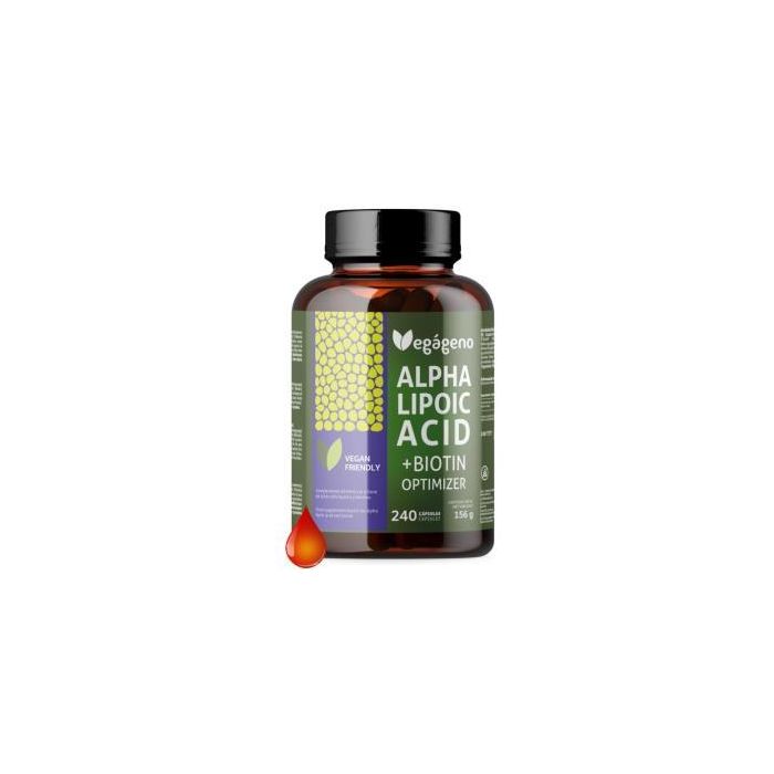 Alpha Lipoic Acid Con Acido Folico 600 Mg 240 Cap.