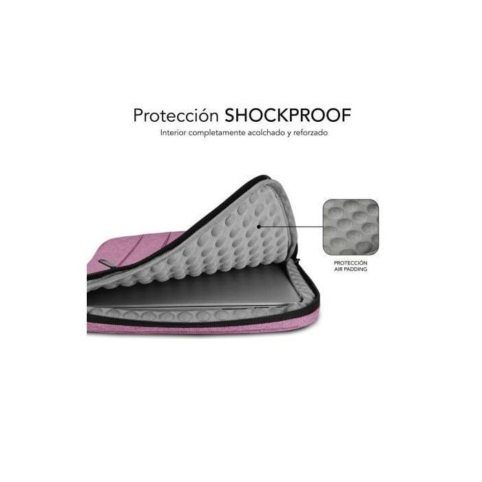 SUBBLIM Maletin Air Padding 360 Sleeve 15,6" Pink 1