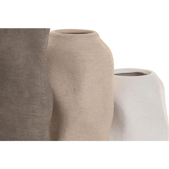 Jarron Urban DKD Home Decor Multicolor 9 x 24 x 9 cm Set de 3 2