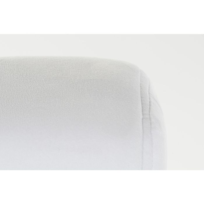 DKD Home Decor Butaca Moderno Blanco Acero Poliester 57 x 92 x 75 cm 5