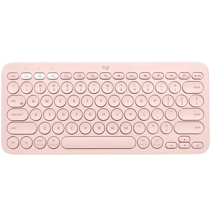 Logitech K380 Teclado Bluetooth Multidispositivo Rosa - Compatible con Windows, Mac, iOS, Android