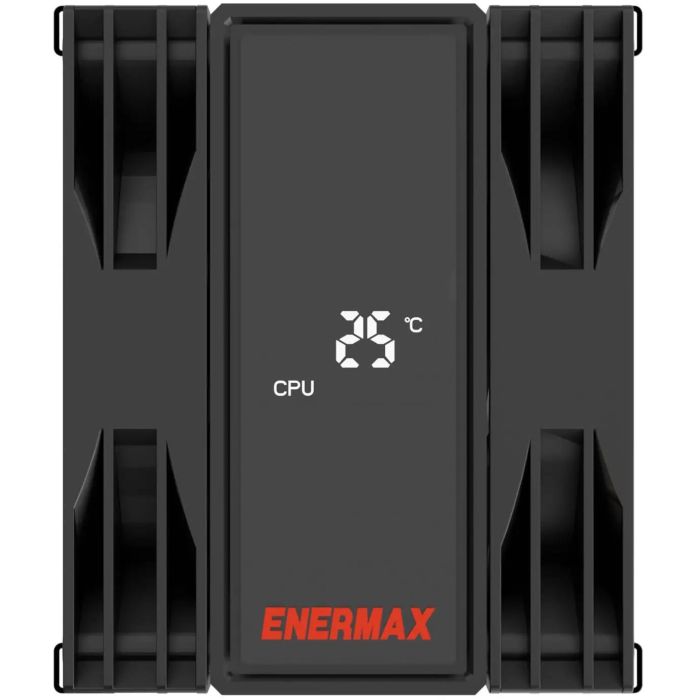 Enermax ETS-T41D Disipador CPU Gaming Tipo Torre Doble Ventilador 250W TDP 4 Heatpipes Sockets Intel 1700/1200 AMD AM5/AM4 3