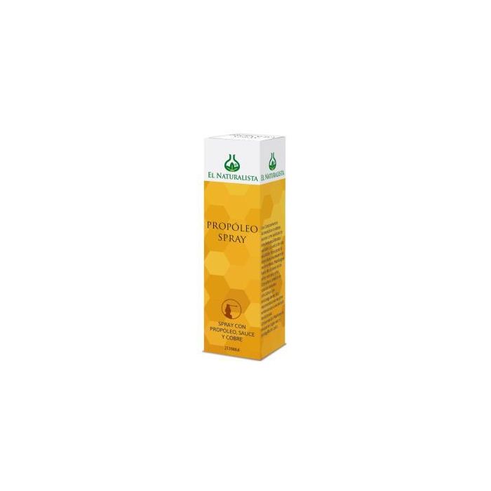 EL NATURALISTA Spray de Propóleo 20ml con Sauce y Cobre para Garganta e Inmunidad