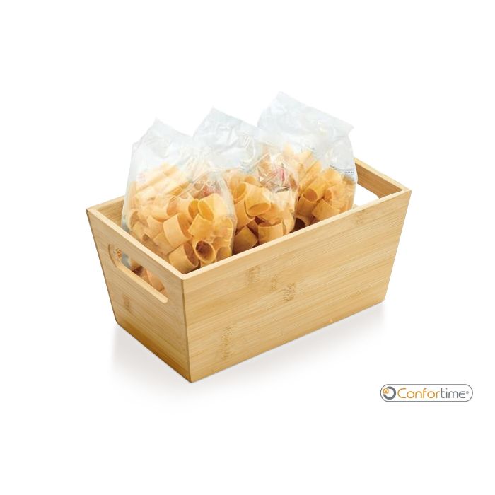 Cesta de Ordenación de Bambú 30x20x13 cm - Confortime (6 Unidades) 3 Cesta de Ordenación de Bambú 30x20x13 cm - Confortime (6 Unidades) 3