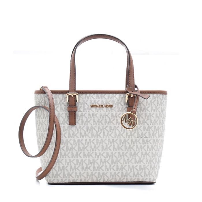 Bolso Mujer Michael Kors 35T9GTVT0B-VANILLA Beige 25 x 18 x 10 cm Bolso Mujer Michael Kors 35T9GTVT0B-VANILLA Beige 25 x 18 x 10 cm