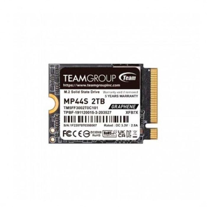 TEAMGROUP Disco Duro Interno SSD M.2 MP44S 2TB PCIe 4.0, 5000 MB/s, TM5FF3002T0C101