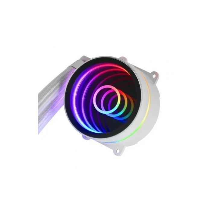 Mars Gaming ML-ONE240W Refrigeración Líquida Blanco 400W TDP Espejo Infinito FRGB Radiador 240mm FDB PWM Compatible Intel AMD 2 Mars Gaming ML-ONE240W Refrigeración Líquida Blanco 400W TDP Espejo Infinito FRGB Radiador 240mm FDB PWM Compatible Intel AMD 2