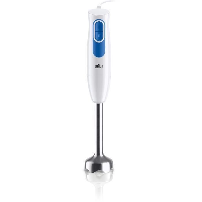 Batidora de mano BRAUN MQ20.236M - Motor 600 W - 2 velocidades - Sistema EasyTwist 2 Batidora de mano BRAUN MQ20.236M - Motor 600 W - 2 velocidades - Sistema EasyTwist 2