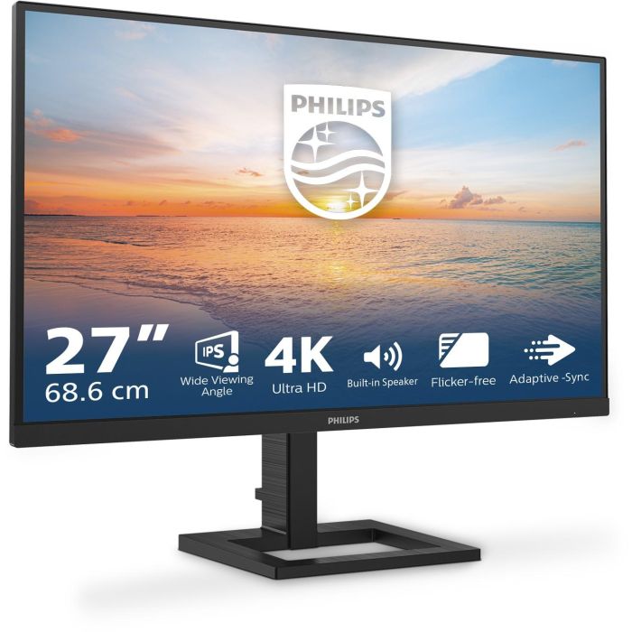 Philips Monitor 27E1N1800AE 27" 4K UHD IPS HDR Regulable en Altura Negro Multimedia 1